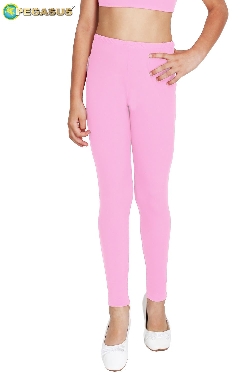 LEGGINS DANZA LYCRA ROSA BAMBINA